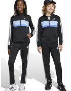 ADIDAS SPORTSWEAR Trening cu logo si fermoar Tiberio - Alb/Negru/Albastru