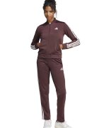 ADIDAS SPORTSWEAR Trening cu logo si fermoar W ESS 3S TS - Maro cognac