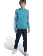 ADIDAS SPORTSWEAR Trening cu logo si gluga - Turcoaz/Verde inchis