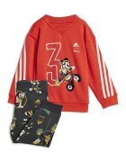 ADIDAS SPORTSWEAR Trening de bumbac cu model - Rosu/Alb/Gri inchis