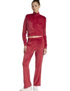 ADIDAS SPORTSWEAR Trening din catifea cu guler mediu Glam - Rosu