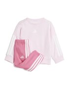 ADIDAS SPORTSWEAR Trening regular fit cu decolteu la baza gatului Essentials - Alb/Roz pastel