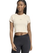 ADIDAS SPORTSWEAR Tricou crop din bumbac - Crem