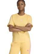 ADIDAS SPORTSWEAR Tricou cu decolteu lrotund si logo discret - Galben