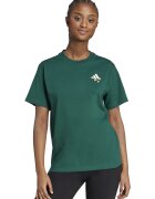 ADIDAS SPORTSWEAR Tricou cu imprimeu flroal pe partea din spate - Portocaliu pal/Maro taupe deschis/Verde englez