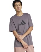 ADIDAS SPORTSWEAR Tricou cu imprimeu logo - Gri inchis
