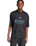 ADIDAS SPORTSWEAR Tricou cu logo - Albastru pastel/Negru stins