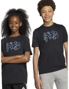 ADIDAS SPORTSWEAR Tricou cu logo pe piept si model graffiti - Negru
