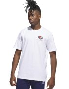 ADIDAS SPORTSWEAR Tricou de bumbac cu decolteu la baza gatului - Alb optic