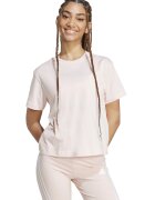 ADIDAS SPORTSWEAR Tricou de bumbac cu decolteu la baza gatului - Roz pal