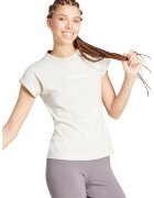 ADIDAS SPORTSWEAR Tricou de bumbac cu decolteu rotund Essentials - Alb optic/Bej deschis