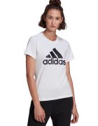 ADIDAS SPORTSWEAR Tricou de bumbac cu imprimeu logo Essentials - Alb
