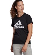 ADIDAS SPORTSWEAR Tricou de bumbac cu imprimeu logo Essentials - Negru