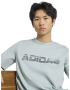 ADIDAS SPORTSWEAR Tricou de bumbac cu imprimeu logo - Gri cenusiu