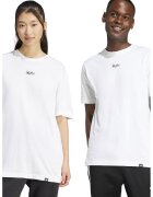 ADIDAS SPORTSWEAR Tricou din amestec de bumbac cu imprimeu grafic pe partea din spate - Alb