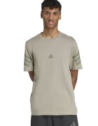 ADIDAS SPORTSWEAR Tricou din bumbac cu 3 dungi Future Icons - Kaki