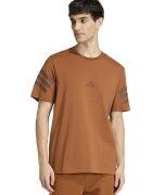 ADIDAS SPORTSWEAR Tricou din bumbac cu 3 dungi Future Icons - Maro