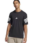 ADIDAS SPORTSWEAR Tricou din bumbac cu 3 dungi Future Icons - Negru