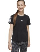 ADIDAS SPORTSWEAR Tricou din bumbac cu broderie logo - Negru