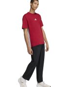ADIDAS SPORTSWEAR Tricou din bumbac cu decolteu la baza gatului si logo - Rosu/Alb