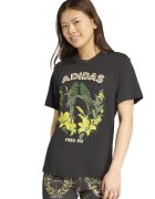 ADIDAS SPORTSWEAR Tricou din bumbac cu imprimeu contrastant - Negru/Galben