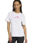 ADIDAS SPORTSWEAR Tricou din bumbac cu imprimeu logo - Alb