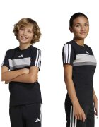 ADIDAS SPORTSWEAR Tricou din bumbac cu imprimeu logo - Alb/Negru/Gri