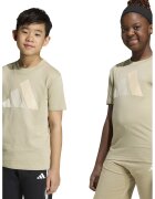 ADIDAS SPORTSWEAR Tricou din bumbac cu imprimeu logo cauciucat - Bej/Alb murdar