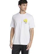 ADIDAS SPORTSWEAR Tricou din bumbac Life Lemons - Alb/Galben