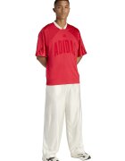 ADIDAS SPORTSWEAR Tricou lejer cu segmente de plasa Stadium - Rosu/Alb