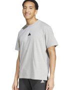ADIDAS SPORTSWEAR Tricou lejer de bumbac cu imprimeu logo pe partea din spate - Gri