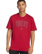 ADIDAS SPORTSWEAR Tricou lejer de bumbac cu imprimeu logo - Rosu