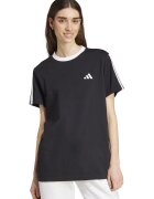 ADIDAS SPORTSWEAR Tricou lejer din bumbac cu logo - Alb/Negru