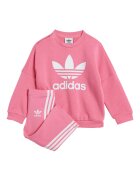adidas Trening lejer cu imprimeu logo si maneci cazute