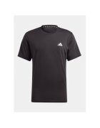 adidas Tricou barbati - 303457662 - Poliester reciclat/Viscoza - Negru - Negru
