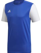 adidas Tricou copii - Estro - Polyester - Albastru - 140cm