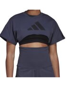 adidas Tricou Crop Din Bumbac Cu Logo