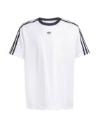 adidas Tricou cu logo pe piept si dungi contrastante pe maneci