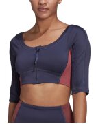 adidas Tricou dama - scurt - albastru marin - poliester -