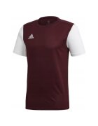 adidas Tricou sport barbati - Poliester - Rosu/Alb - Alb/Visiniu