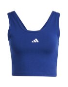 adidas Tricou sport bumbac - albastru - cu logo mic