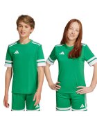 adidas Tricou sport copii - Squadra 25 - uscare rapida - verde - poliester reciclabil -
