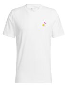 adidas Tricou sport Lil Stripe Spring Break - Alb