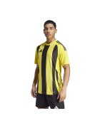 adidas Tricou sportiv barbatesc Striped 24 Jersey - galben-negru - poliester reciclabil - Negru/Galben