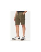 Aeronautica Militare Pantaloni scurti sport barbati 251BF025F459 - Bumbac/Elastan - Kaki - Kaki