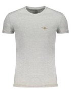 Aeronautica Militare Tricou barbati - 95% bumbac - 5% elastan - Gri - SCOTI003J508