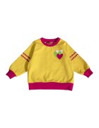 Agatha Ruiz de la Prada Bluza de trening din amestec de bumbac cu design grafic - Galben sofran