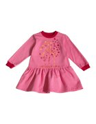 Agatha Ruiz de la Prada Rochie evazata cu design brodat - Roz zmeuriu