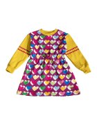 Agatha Ruiz de la Prada Rochie evazata cu maneci lungi - Multicolor