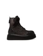 AGL Botine dama D751563PGKK7760 - Piele naturala - Negru - Negru